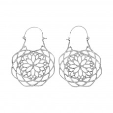 East Meets West Silver Plated Earring